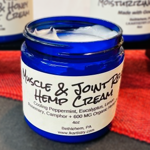 Hemp Cream. Muscle, Joint Relief. LK Artistry. Bethlehem PA
