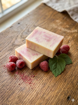 Raspberry Patchouli Goat-milk Soap