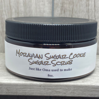 Scented with sugar and spiced vanilla just like cookies fresh from the oven. Moravian sugar cookie. sugar scrub. LK Artistry