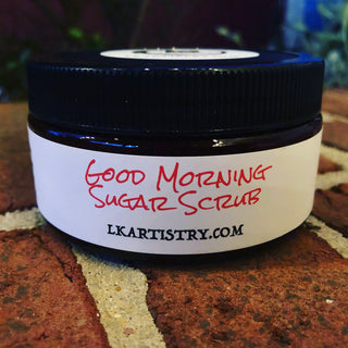 Sugar scrub. LK Artistry. Good Morning 