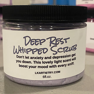 Deep Rest Whipped Sugar Scrub- Lemon Lavender